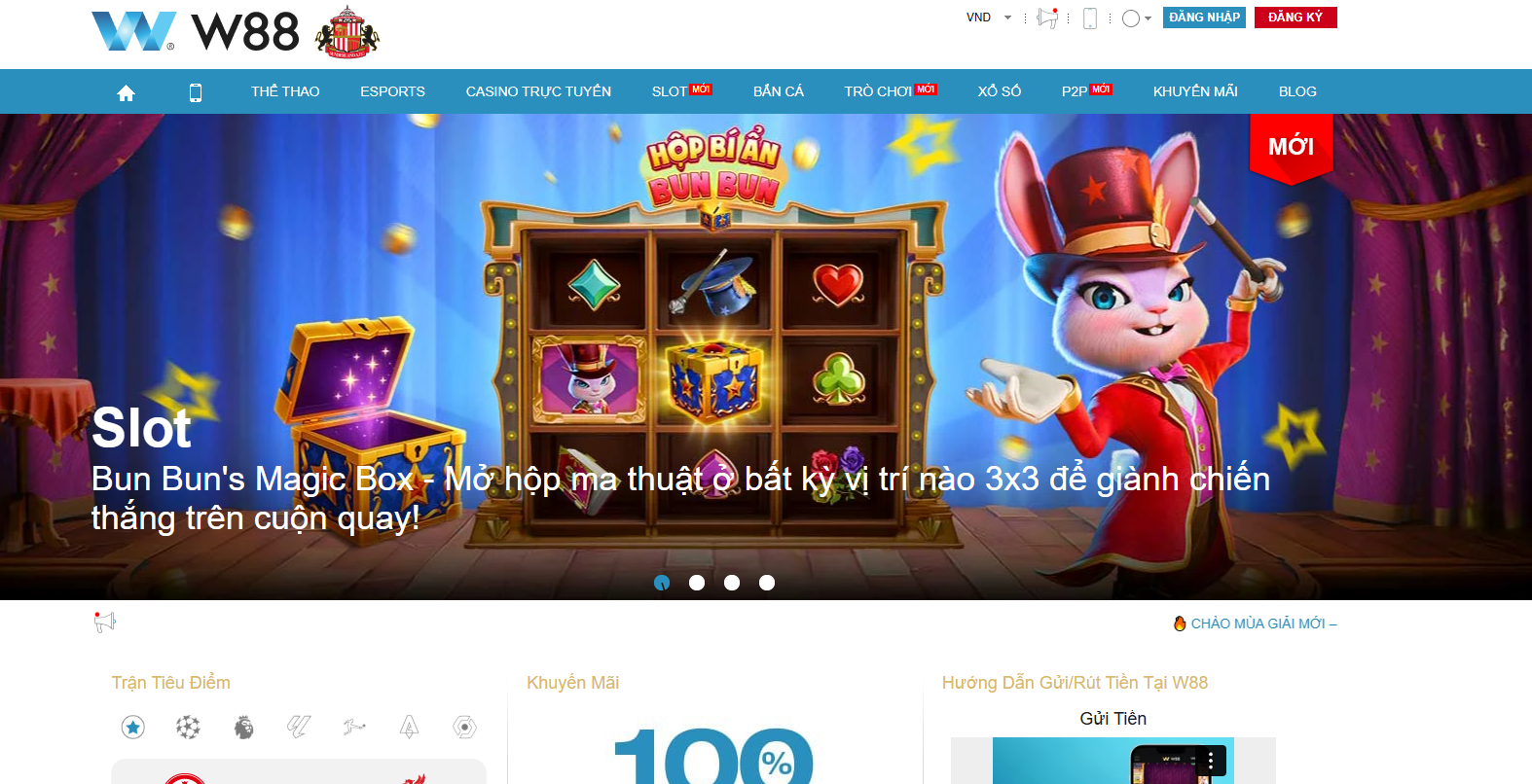 Sân chơi W88, nhà cái uy tín